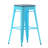 Bushea All-Weather Backless Commercial Bar Stool with Poly Resin Seat-1949935190-1949935191