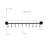 Steel Straight Wall Mounted Pot Rack-670160057