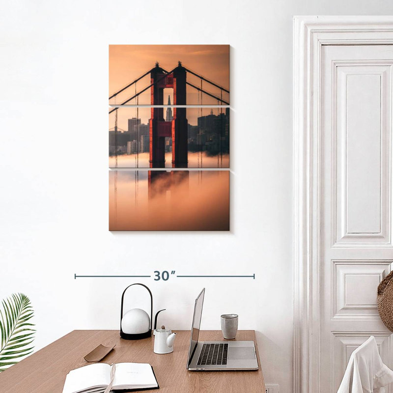 Lilie Golden Gate Tower, horizon, H 32 po x l 20 po