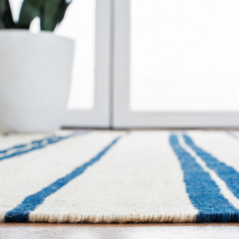 Ralph Lauren Sagaponeck Stripe Wool Striped Rug, Rectangle 4' x 6'