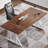 70.8 Inch Executive Desk,Thickened Frame Large Office Computer Desk, Modern And Simple Writing Desk For Home Office Workstation Business Furniture, Brown/White