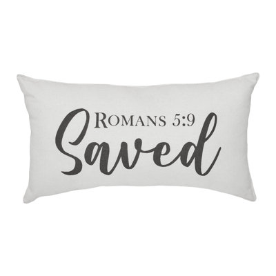 Risen Cotton Reversible Throw Pillow
