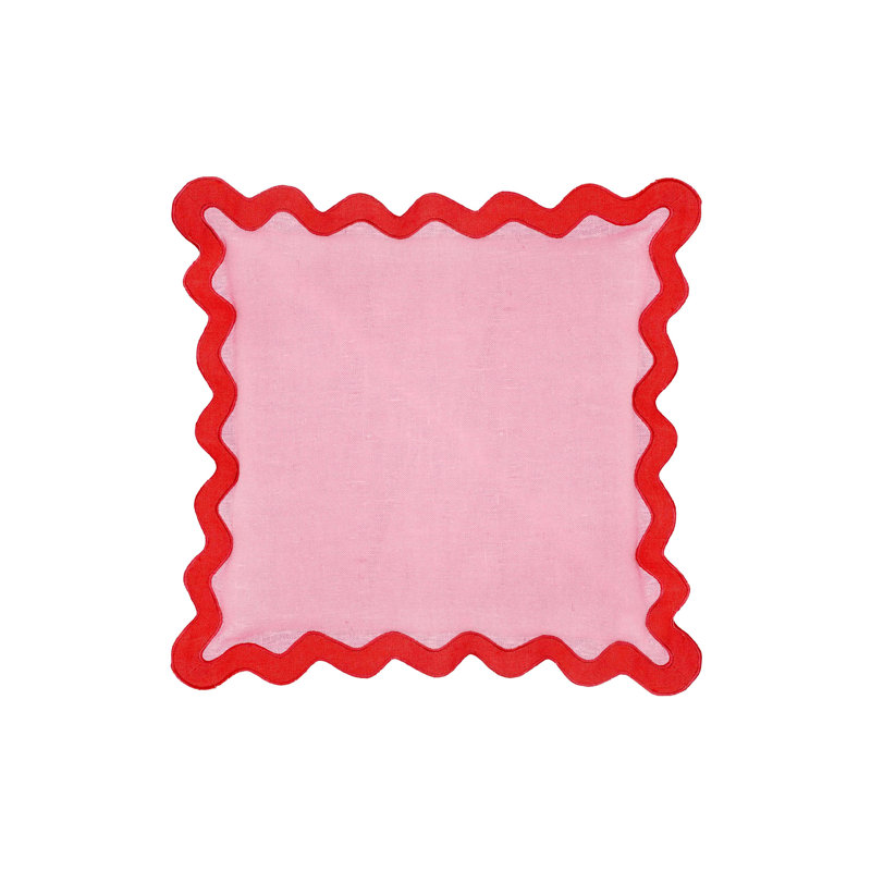 Coussin Holloman, Rouille / rose