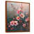 Toile avec cadre flottant brun
