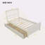 Lit plateforme simple avec deux tiroirs