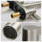 Bathroom Faucet 2 Handle Centerset Bathroom Sink Faucet With Pop Up Drain Assembly, Bathroom Vanity Lavatory Faucet 3 Holes