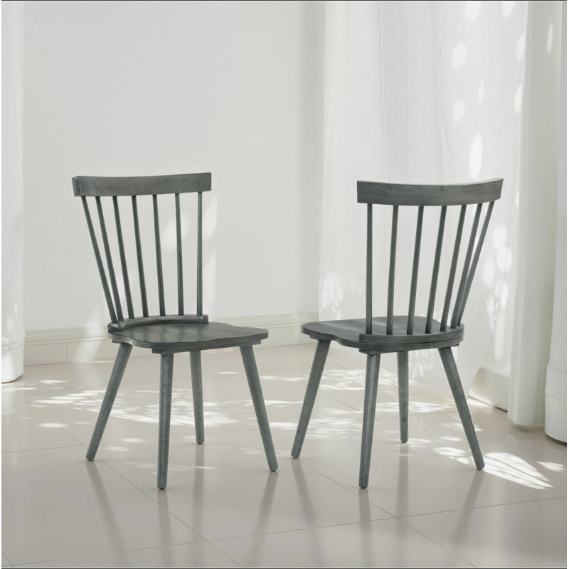 [Ensemble de 2] Chaises de ferme rustiques, chaises d'appoint en bois massif pour la cuisine et la salle à manger, assemblage facile