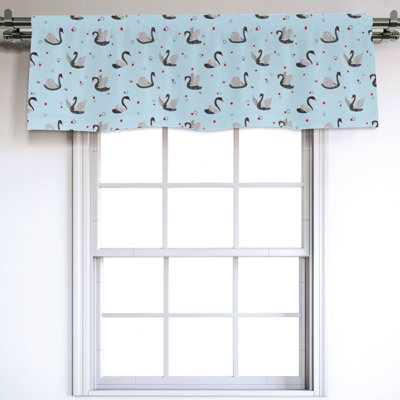 Sateen Ruffled Window Valance