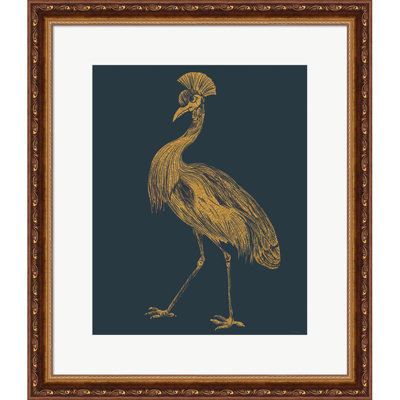 Gilded Crane by Kamdon Kreations - Painting