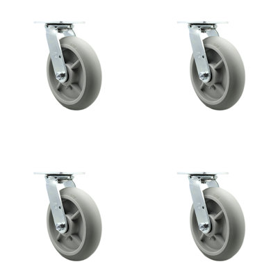 Thermoplastic Rubber Swivel Caster