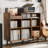 Meher 45'' W Record Player Stand with Charging Station and Media Shelves-352173031