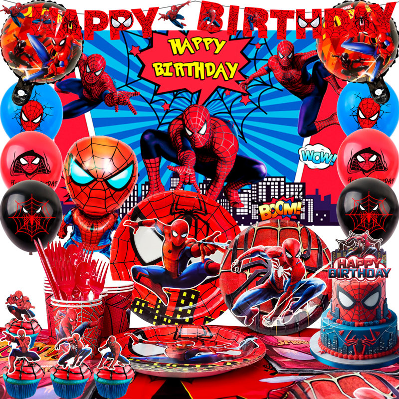 Articles de fête d'anniversaire à thème Spider Man