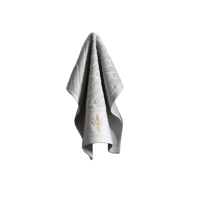 Soft Absorbent Washcloth For Bathroom, Thick Polyester Fiber Towel For Face And Home Use, 13x13in Gray