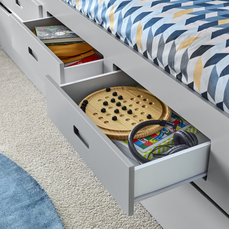 Pagar Daybed with Mattress, Grey