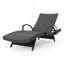 Fauteuil en osier avec accoudoirs Salem