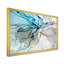 Luxry Blue and Grey Marble Art Ripples - impression sur toile-524695627-500367975-524695635