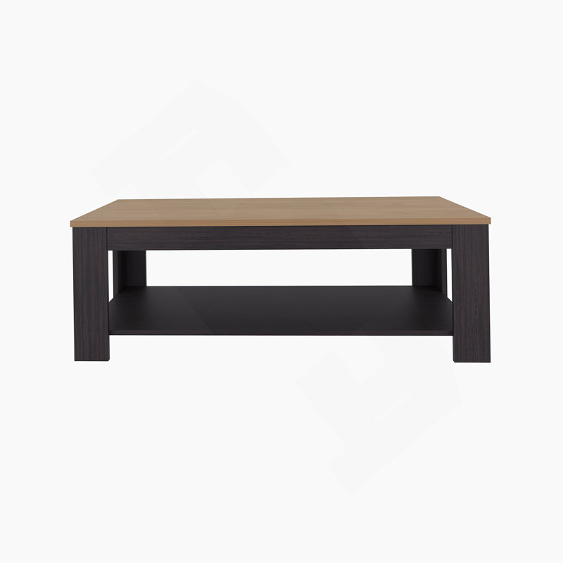 Table basse rectangulaire avec plateau inférieur And And Natural Oak
