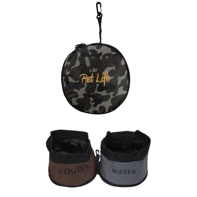 Bol pour animaux Pet Life, Camouflage