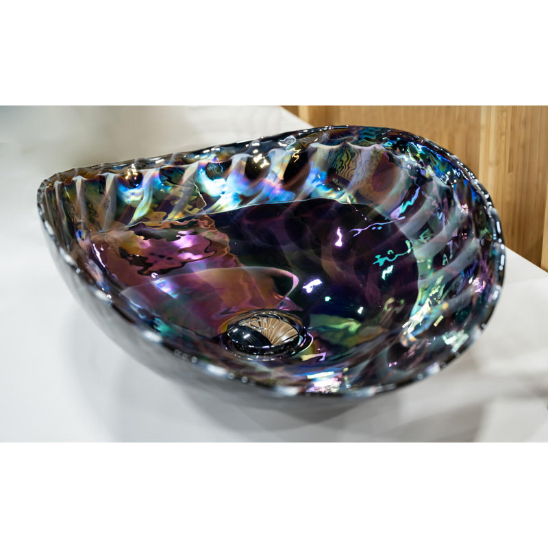 13.75'' L Bathroom Sink, Cosmic Black