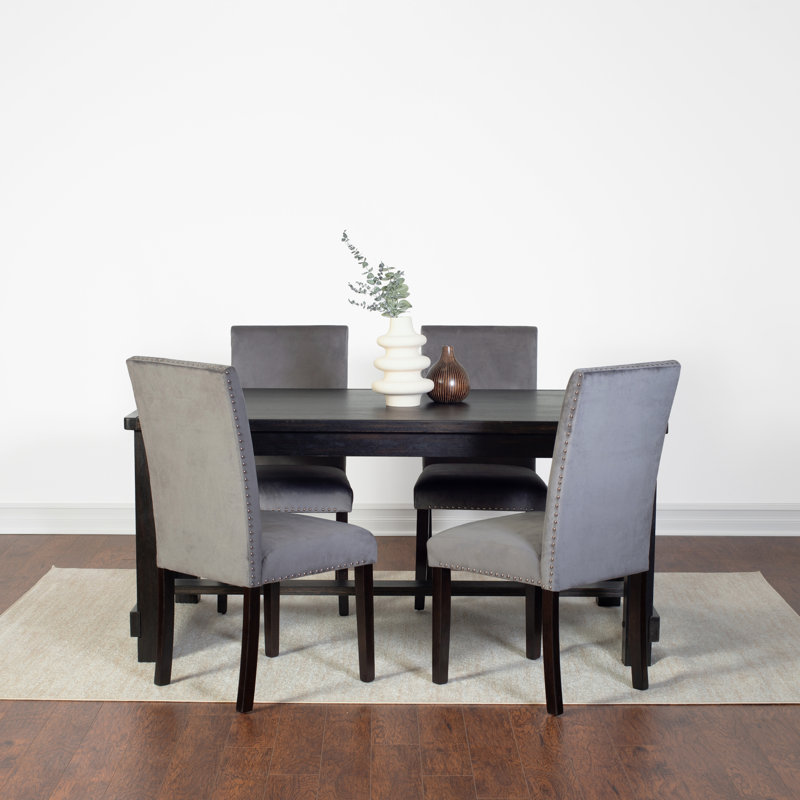 Boppery 5 - Piece Dining Set, Gray