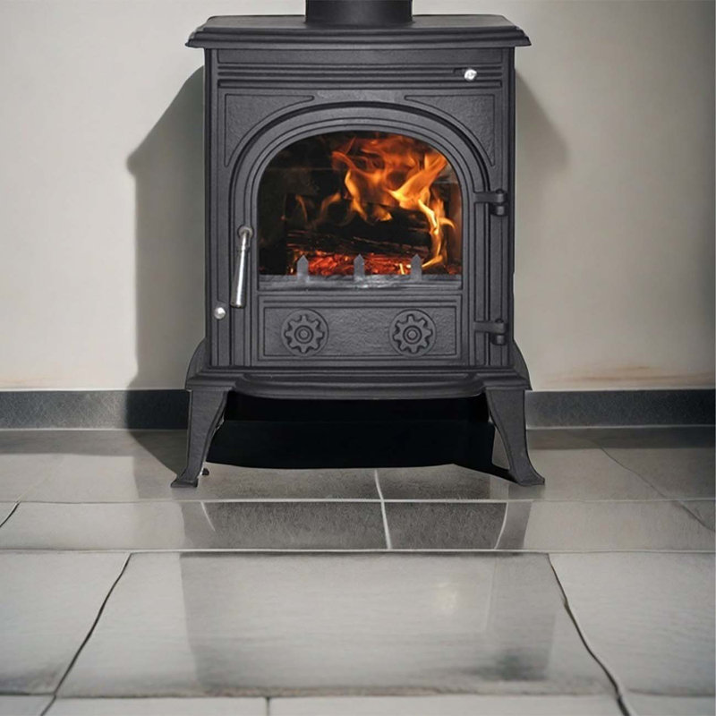 Small domestic bedrooms with heated fireplaces
