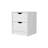 White Two-Drawer Nightstand