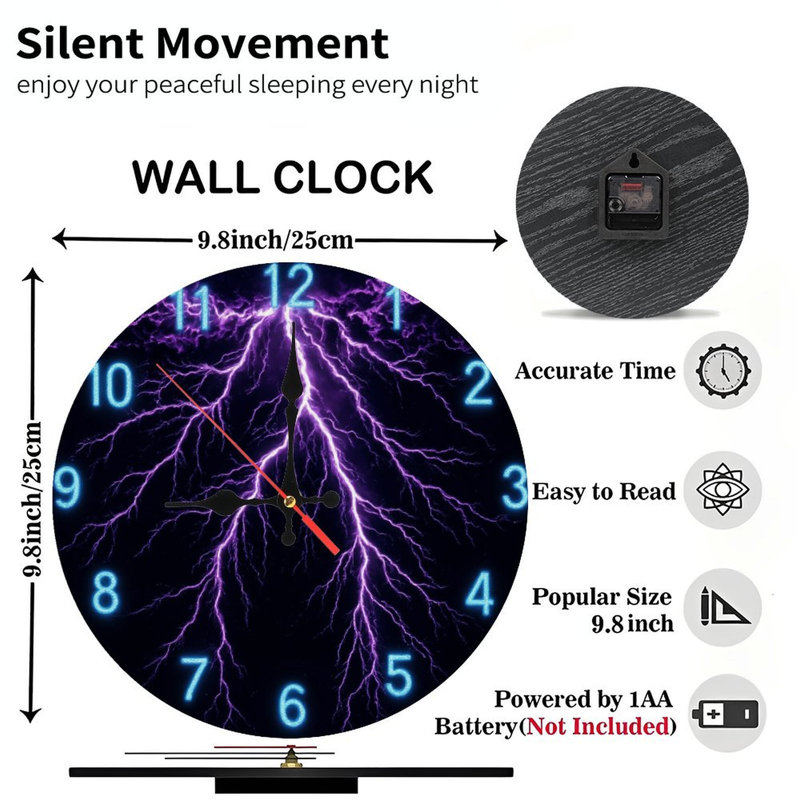 Horloge lumineuse avec chiffres