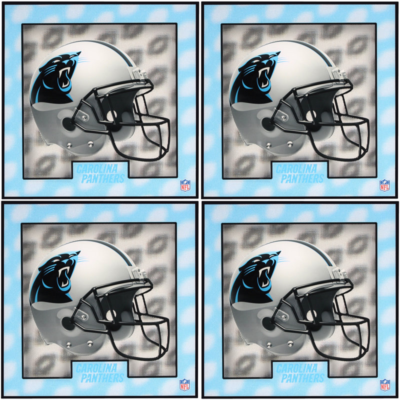 Sous-verre Carolina Panthers Helmet
