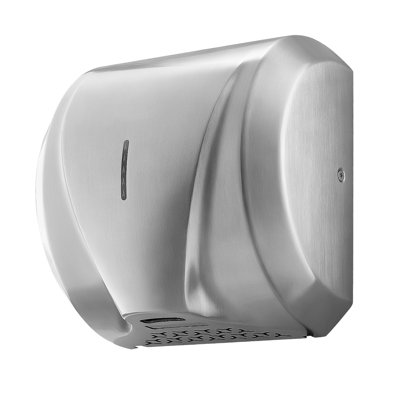Hand Dryer, 1800W Bathroom Air Hand Dryer, Automatic High Speed with HEPA Filter, Fast Drying, Heavy Duty Brushed Stainless Steel, AC110-120V Commercial Wall Mounted for Restroom, Hotel, Office