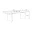 Table de salle à manger rectangulaire de couleur beige clair-4420700