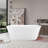 59'' x 28.4'' Freestanding Soaking Acrylic Bathtub