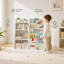 Organisateur de rangement pour jouets et bibliothèque moderne à 6 étages pour chambre d'enfant-130153829