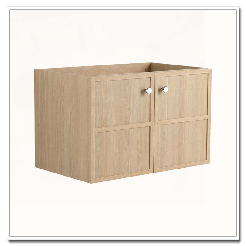 Wall Mounted Bathroom Vanity With Soft Closing Doors Without Sink