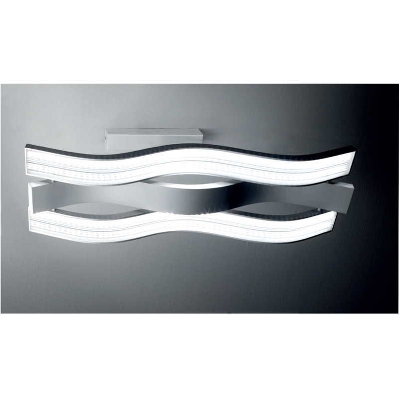 Wilkins 3 - Lights Noverlty Geometric LED Pendant, Brushed Nickel