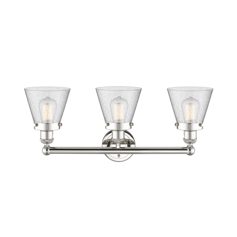 Annamary 3 - Light Dimmable Vanity Light, Seedy, Polished Nickel