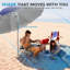 Parasol de plage inclinable 84 po-1981915266