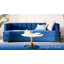 Encompass Velvet Curved 85'' Tuxedo Arm Sofa-1140309121