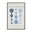 «Blue Retro Bauhaus», affiche I-347098611-347098584