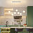 7-Light Crystal LED Linear Chandelier