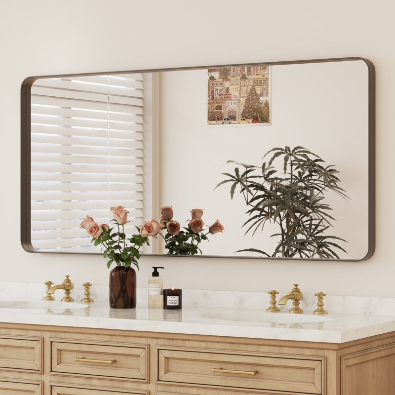 Miroir de salle de bain sur mesure, 60 po x 28 po