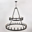 Industriel, 2, métal noir, 36 ampoules E12, style rétro pour plafonnier de salle à manger, 36-, style moderne, coin bar en métal