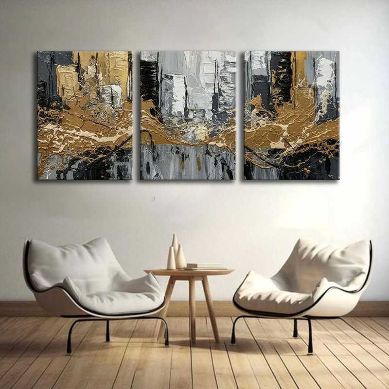 3 Piece Wrapped Canvas Set