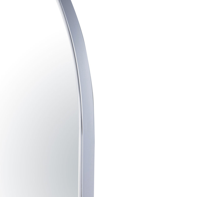 Slim Gold Rectangular Wall Mirror for Bathroom