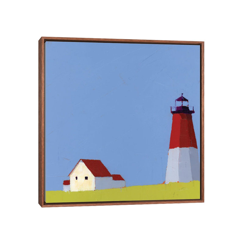 Bright Light 1 Piece Wall Art on Canvas, 45.72 cm H x 45.72 cm W x 4.445 cm D, Classic Wood