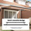 Brayden Studio 350cm W x 250cm D Fabric Cover Retractable Door / Window Awning