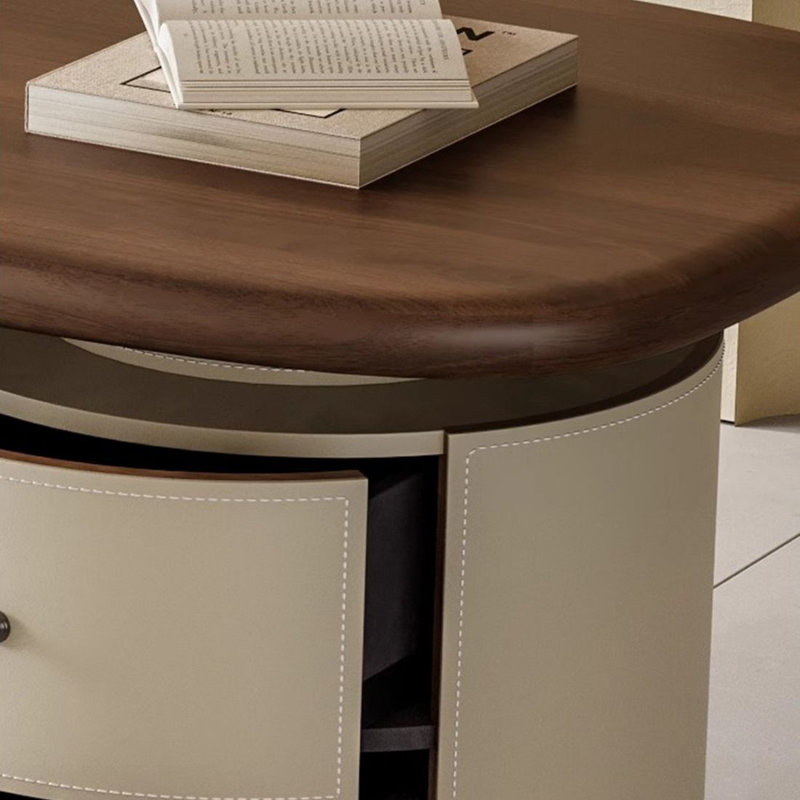 Bureau moderne et simple avec tiroirs, H 29,5 po x l 55,1 po x P 25,5 po, Retour à droite