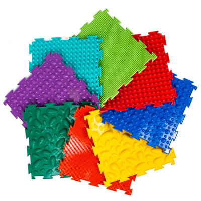 Tapis modulaire en vinyle pour salles sensorielles