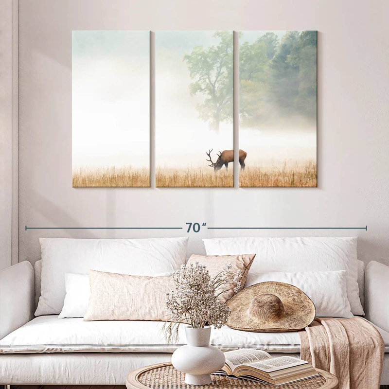 Brampt Cataloochee Elk, 32" H x 50" W