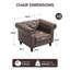 Ensemble de 2 fauteuils d'appoint Chesterfield Fynlie 42,5 po en similicuir capitonné, style moderne du milieu du siècle-830823554
