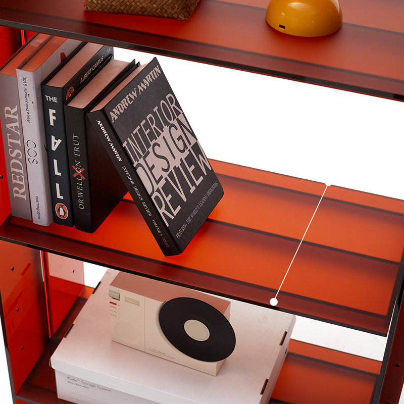 Creative acrylic bookcase, Red